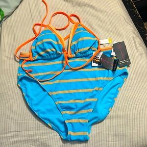 Women’s two piece high waisted swimsuit - new with tags